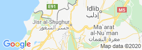 Jisr Ash Shughur map